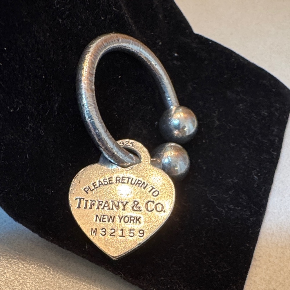 Tiffany & Co. Silver Heart Keychain